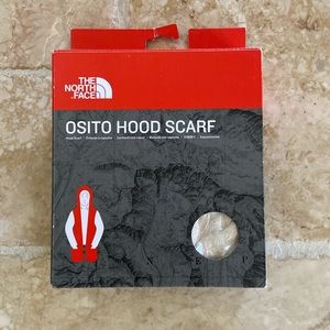 North Face Osito Hood Scarf Fleece Vintage White